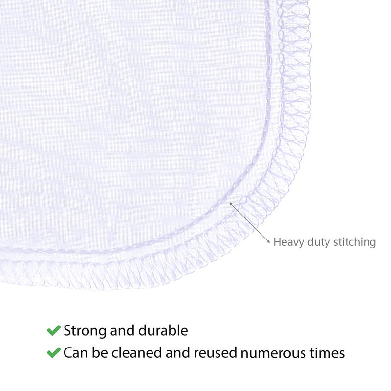 ALEGI 180 Micron Aquarium Filter Media Fine Mesh Bag, 8" by 4" Small Extra Fine Media Bags - Image 4